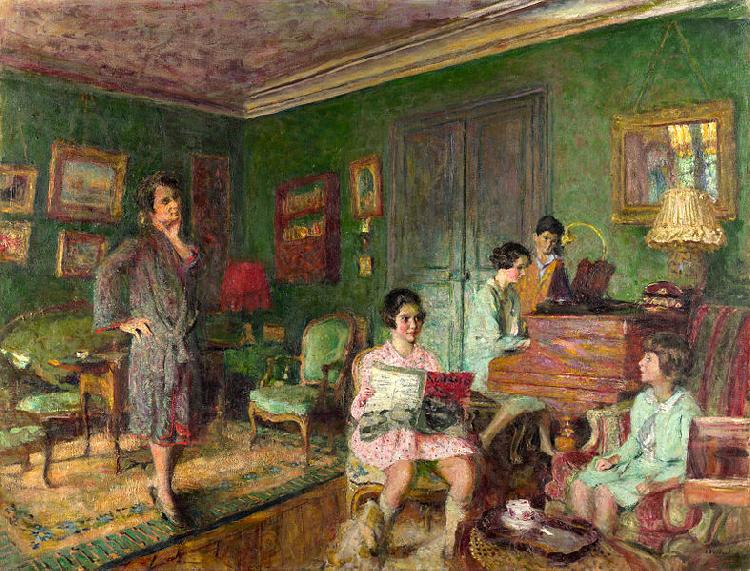 Edouard Vuillard Madame Andre Wormser and her Children oil painting picture